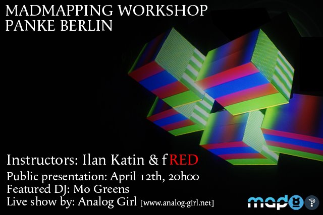 MADMAPPING WORKSHOP PANKE BERLIN