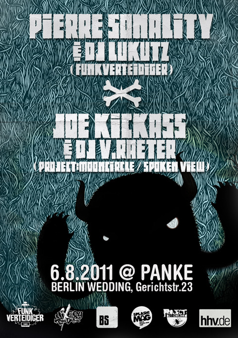 PIERRE SONALITY & DJ LUKUTZ (FUNKVERTEIDIGER) X JOE KICKASS & V. RAETER LIVE!