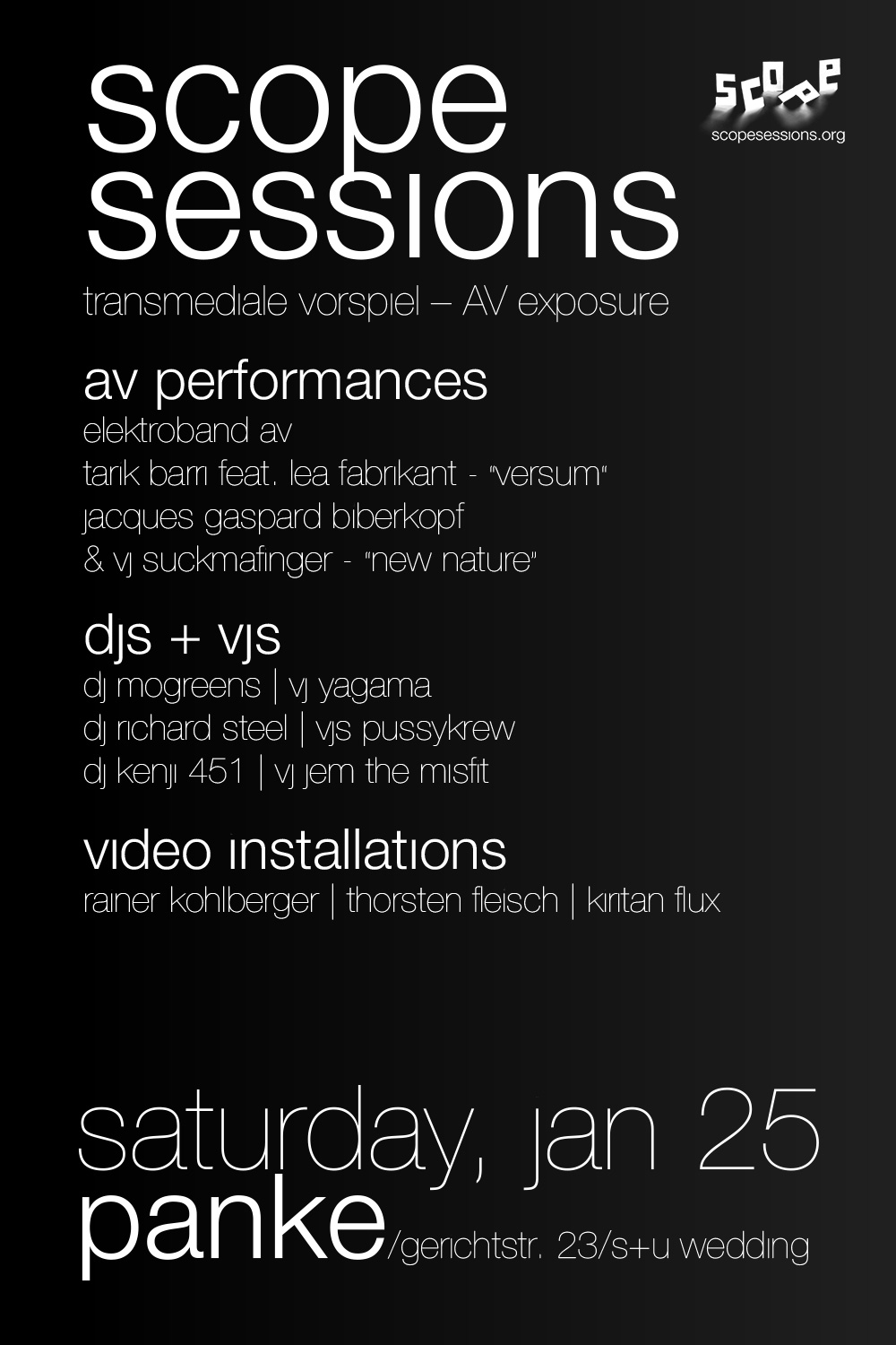 Scope Special: Transmediale Vorspiel // AV exposure