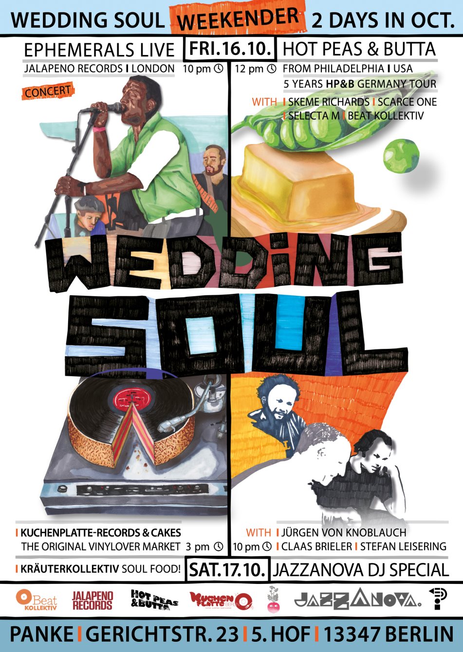 Wedding Soul Weekender with Jazzanova, Ephemerals, Hot Peas & Butta and Kuchenplatte