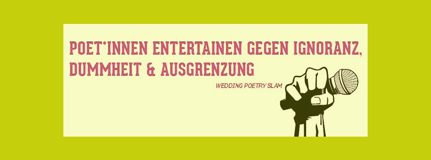 Wedding Slam #53 – Der Poetry Slam im Wedding