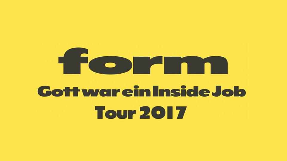 Releaseparty und Tourstart von form. Mit Dheema, Caval Kollektiv