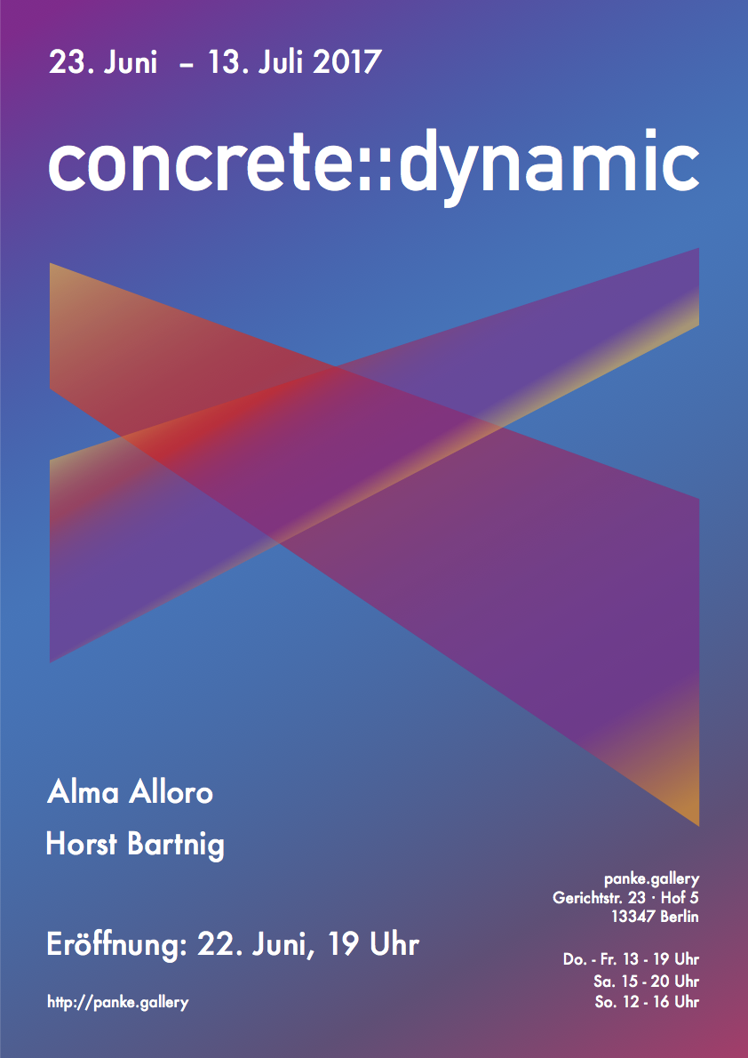 Concrete::dynamic EXHIBITION @panke.gallery