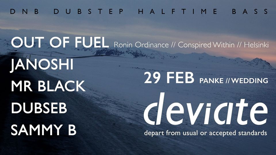 deviate 2nd birthday w/ Out Of Fuel, janoshi, mR_BLACk