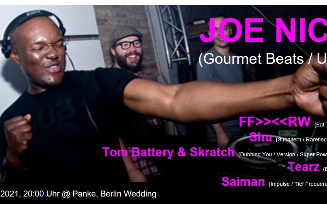 Bass Plus & Impulse Berlin present: JOE NICE