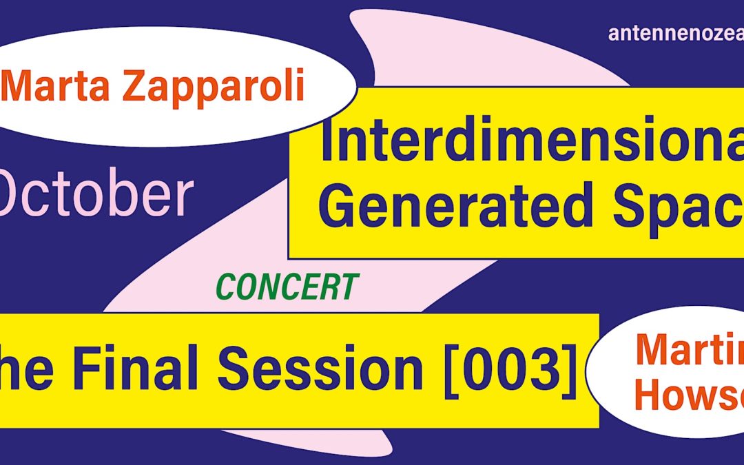 CONCERT Marta Zapparoli & Martin Howse