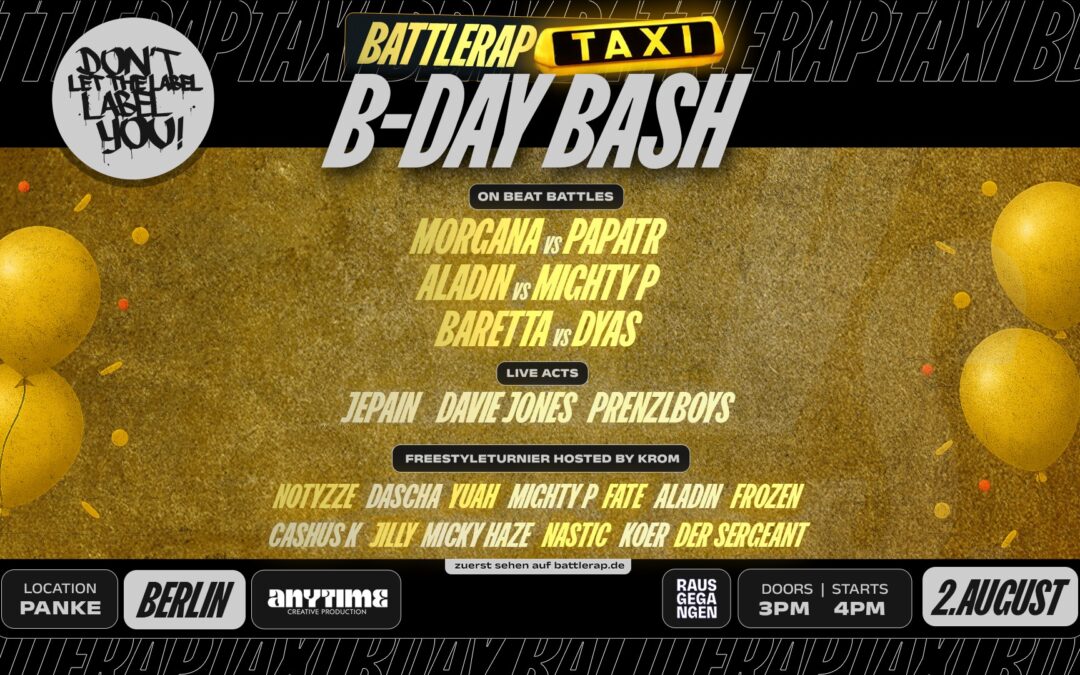 Battlerap Taxi B-Day Bash
