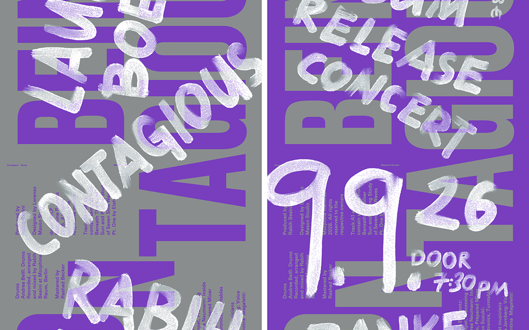 CONTAGIOUS – BEING album release concert
